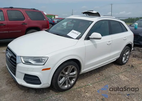 2017 Audi Q3 2.0T Premium from USA, damaged, VIN WA1HCCFS3HR010527